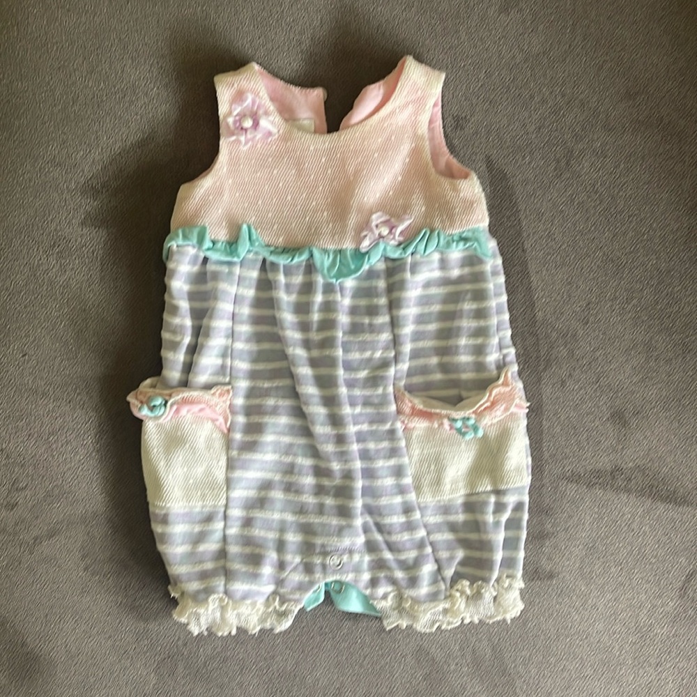 Isabella and Chloe one piece romper. 3 month